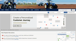 Desktop Screenshot of bluetractortalk.com
